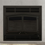 Semi-Transparent Black Glass with Nightflame Effect - Set of 2