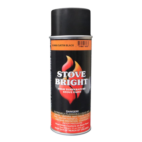 Stove Bright Paint, Satin Black