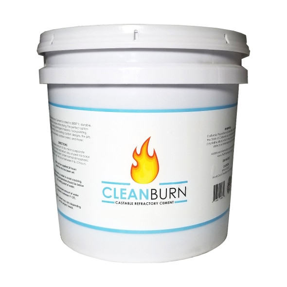 Cleanburn Castable Refractory Cement - 25 lb. pail