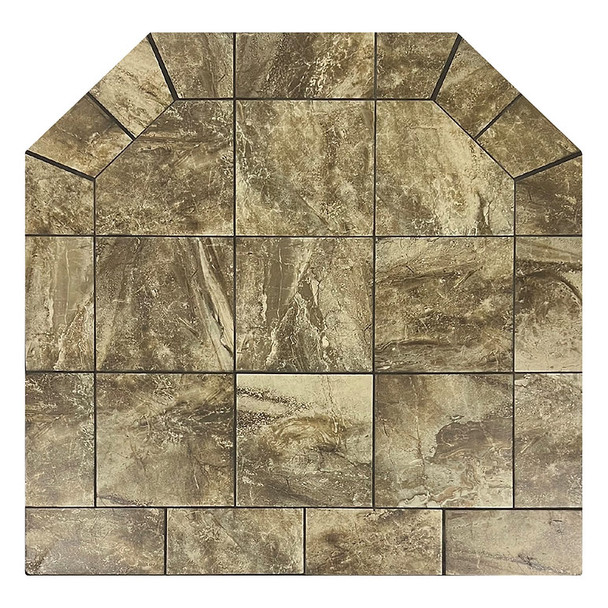Chocolate Fawn Double Cut Hearth Pad