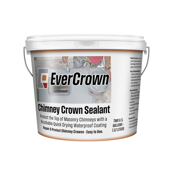 EverCrown Premium Chimney Crown Sealant - 2 Gallon