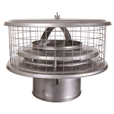 WeatherShield Chimney Cap for Air-Cooled Pipe