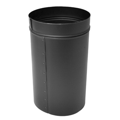 Snap-Lock Black Stovepipe - 24-Gauge