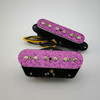 Dirty Harry Tele Set with Purple Sparkle tops and Yellow/Black Pushback wire