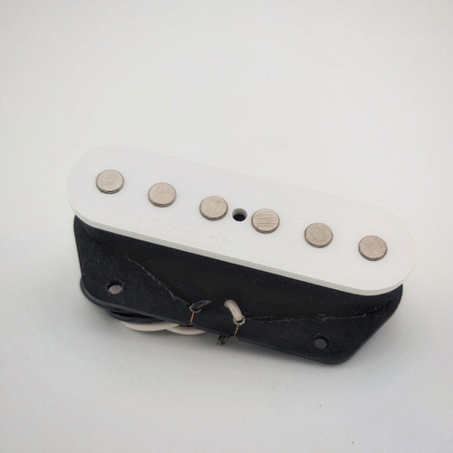 Halfbreed Tele Bridge with White Gloss top