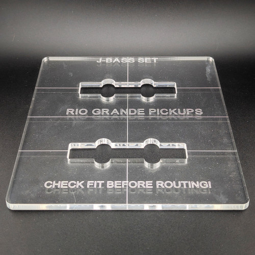 J Bass Set Routing Template