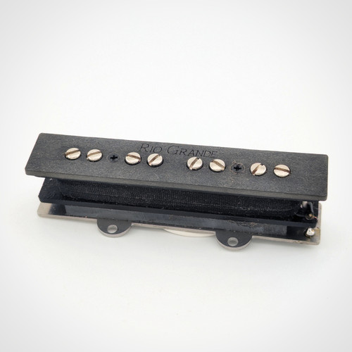 Dirty Harry J-Bass Bridge with Square Matte Black top
