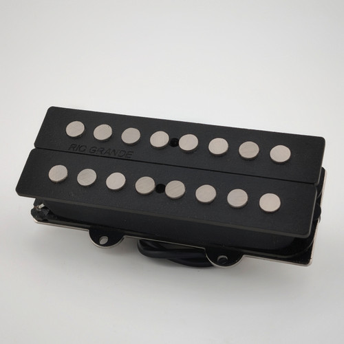 Muy Grande Powerbucker Bridge for American Deluxe P-Bass with Matte Black top
