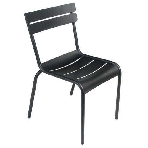 In Stock! Discount Fermob Luxembourg Side Chair - Liquorice Black