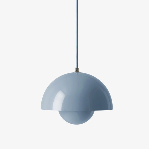 In stock! Discount &Tradition VP1 Flowerpot Pendant Light - Light Blue - Small 9.1 in