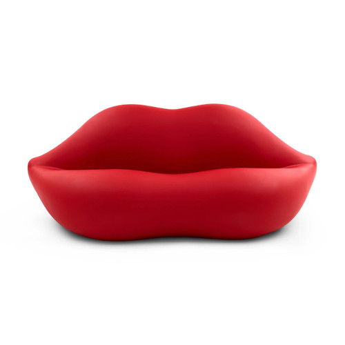 In stock! Discount Heller Bocca Red Lips Sofa - Full Size