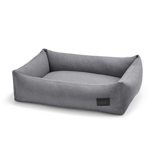 In Stock! Discount MiaCara Divo Box Dog Bed - Slate - Small 31.5 in