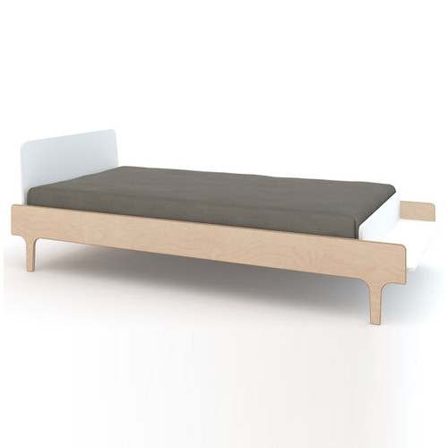 In Stock! Discount Oeuf River Twin Bed - White/Birch