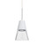 In stock! Discount Besa Lighting Timo Mini Pendant LED Light - Satin Nickel - Clear - White