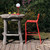 In stock! Discount Fermob Luxembourg High Chair (Set of 2) - Poppy Red (Smooth)_alt