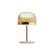 In Stock! Discount FontanaArte Equatore Table Lamp - Gold - Small 16.7 in