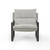 In Stock! Discount Four Hands Emmett Sling Lounge Chair - Merino Porcelain / Gunmetal