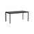 Frame Rectangular Dining Table - Black - Size 6: 39.25 In X 78.75 In (NY Warehouse Pickup Only)