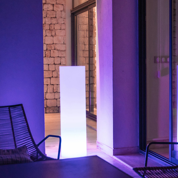 Tower Outdoor Bluetooth LED Floor Lamp - Medium 30 in