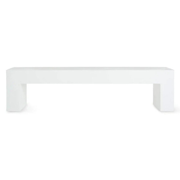 In stock! Discount Heller The Vignelli Bench - White - Large 72 in