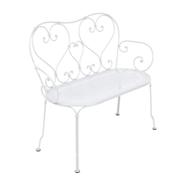 In stock! Discount Fermob 1900 Bench - Cotton White