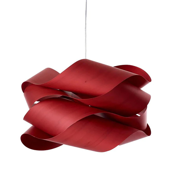 In stock! Discount LZF Link Pendant Light - Red - Matte Black - Large 27.1 in diameter