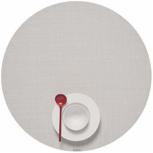In Stock! Discount Chilewich Mini Basketweave Round Placemat (Set of 4) - Sandstone