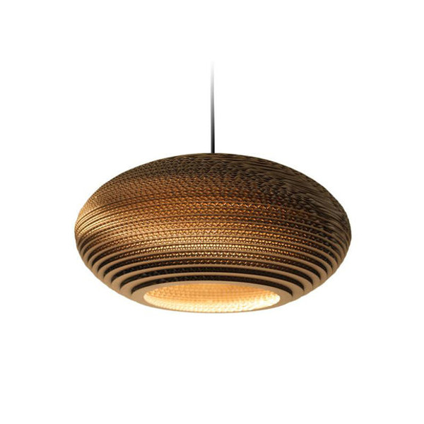 In Stock! Discount Graypants Disc Scraplight Pendant Light - Natural - Small 17 in