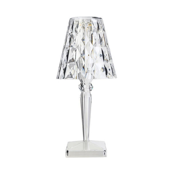 In Stock! Discount Kartell Big Battery Table Lamp - Crystal - Dimmer