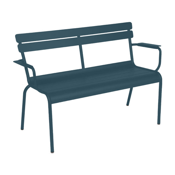 Luxembourg 2-Seater Garden Bench - Acapulco Blue (NY Warehouse Pickup Only)