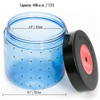 BEARVAULT Bear Resistant Medium Transparent Blue Food Canister (BV450)