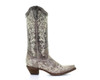 CORRAL Womens Crater Bone Embroidery Brown Boots (A1094-LD)