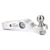 WEIGH SAFE Fixed Height 2in Drop Hitch Ball Mount with 2in Stainless Steel Tow Ball (WSFH2-2-01)