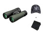 VORTEX Crossfire HD 10x42 Binocular with Logo Black Camo Hat and Microfiber Cleaning Cloth