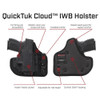 GALCO Quicktuk Cloud Black Right Hand IWB Holster For Glock 26 (QTC286B)