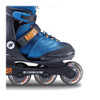 K2 SKATE Raider Pro Blue and Orange 1-5 Inline Skates Pack (I190200501400)