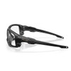 OAKLEY Standard Issue Shocktube Sunglasses with Matte Black Frame and Clear/Grey Lenses (OO9329-1061)