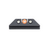 NIGHT FISION Orange Front Ring/U Notch Black Rear Rings Night Sight Set For Glock 48 (GLK-005-007-OGZG)