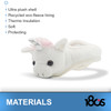 180S Youth Unicorn White/Pink Ear Warmer (41505-911-01)