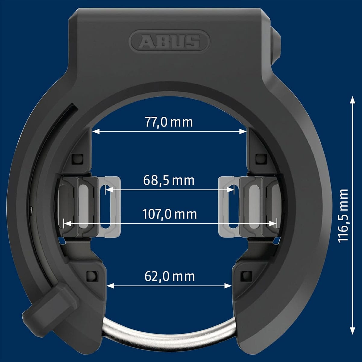 ABUS Granit XPlus 6950M NR AM Frame Lock 61915