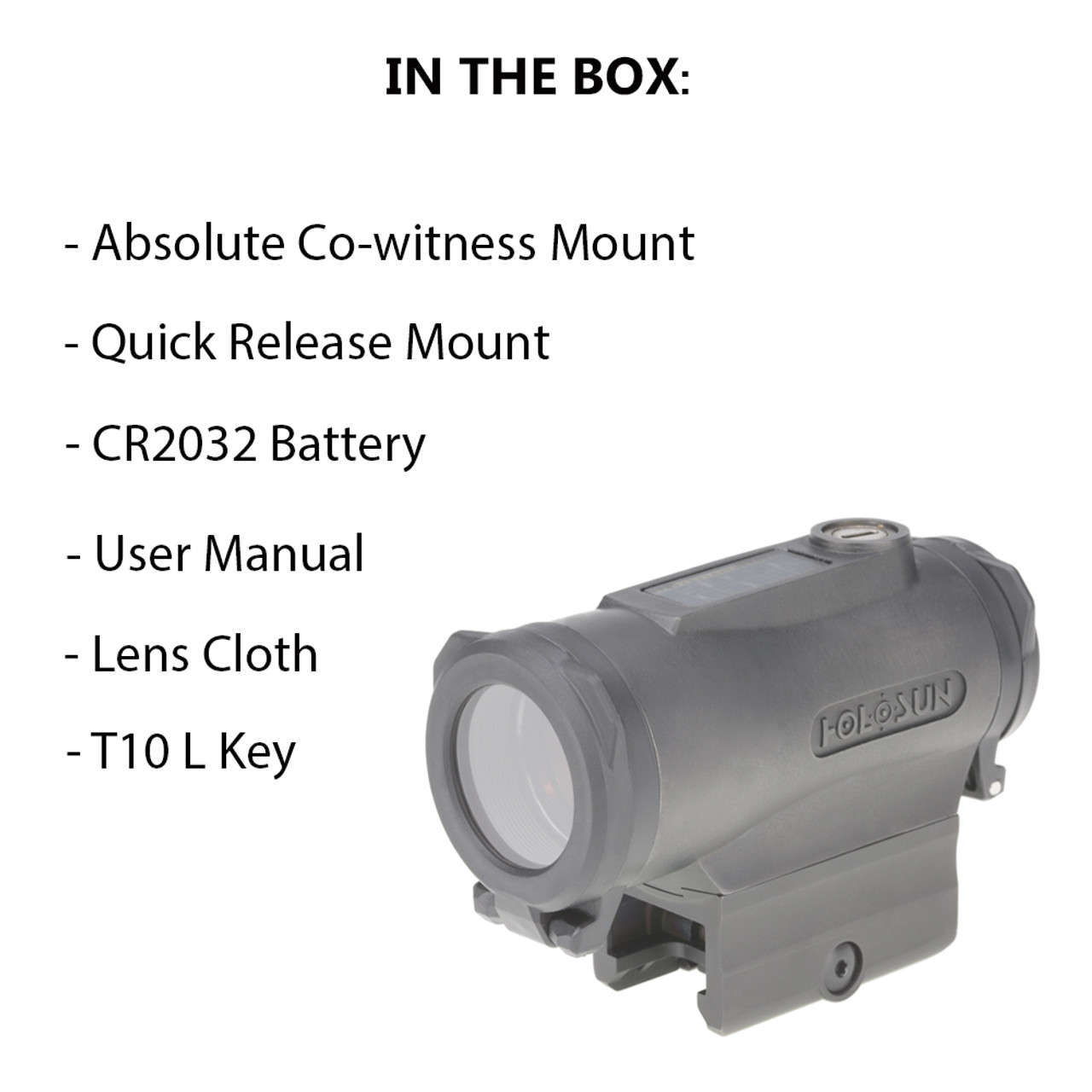 HOLOSUN HE530C CRDT Solar Red Dot Sight HE530C-RD