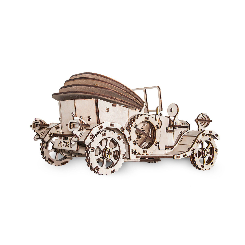 家具 Vintage 3D Wood ART ECO WOOD ART Retrocar 315-Piece 3D Puzzle RETROCAR