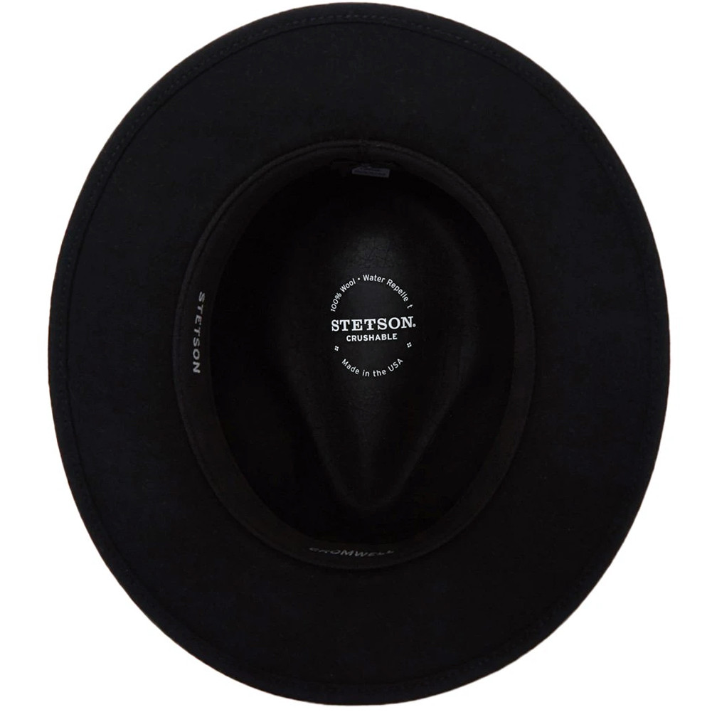 美品 STETSON CRUSHABLE WOOL HAT SE217 ブラック ステットソン フェルトハット CRUSHABLE WOOL HAT（クラッシャブル