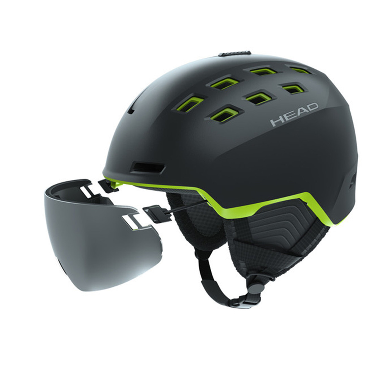 HEAD Unisex Radar Shock-Absorbing Skiing Snowboarding Helmet