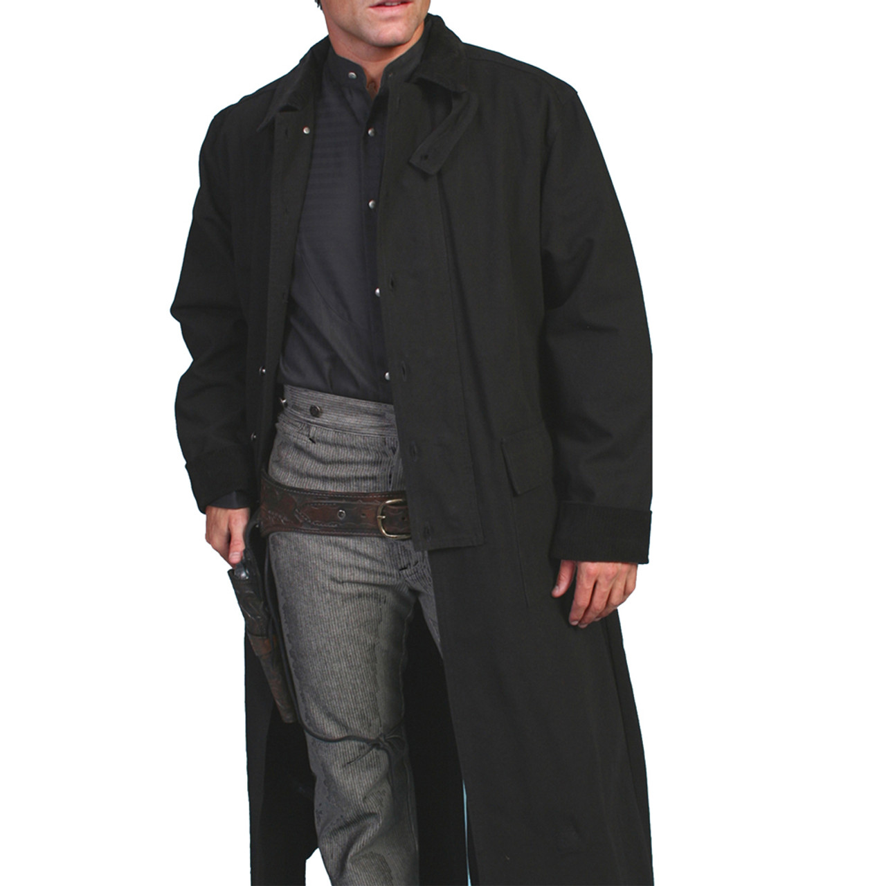 Buy Mens Leather Western Duster Coat | Western Leather Coats For Sale