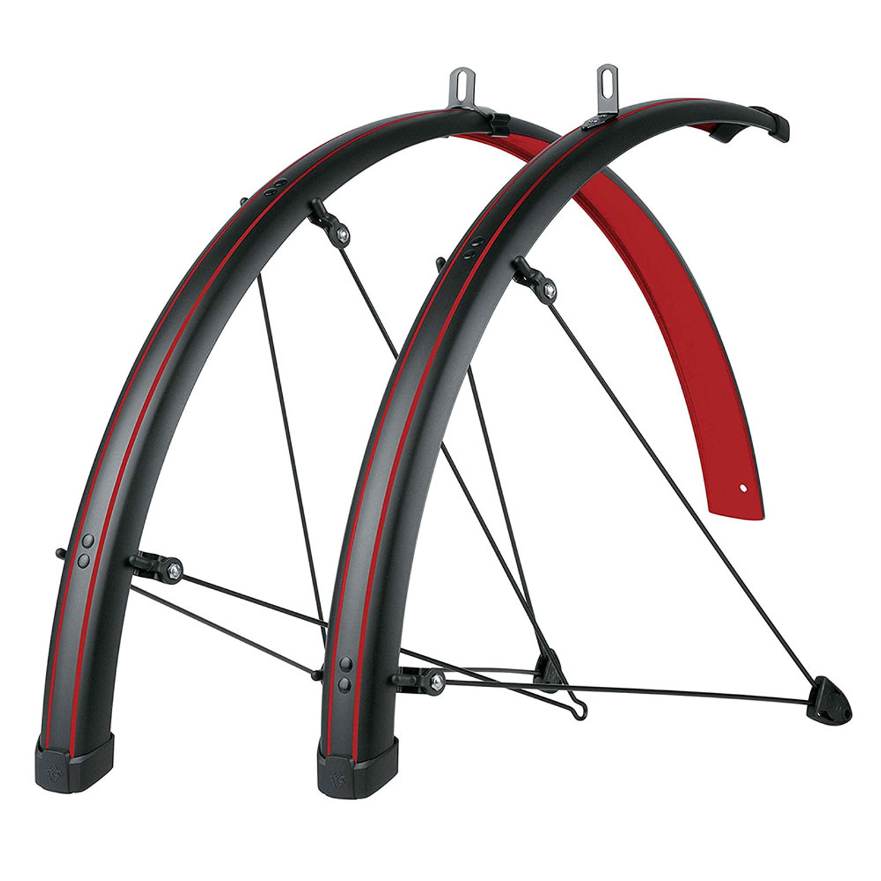 SKS Bluemels Stingray 28in 45mm Red Fender Set 11432