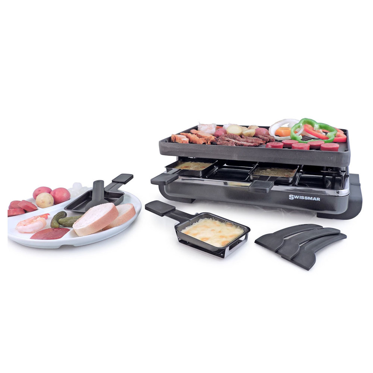 SWISSMAR Raclette Grill with Cast Iron Top KF-77040