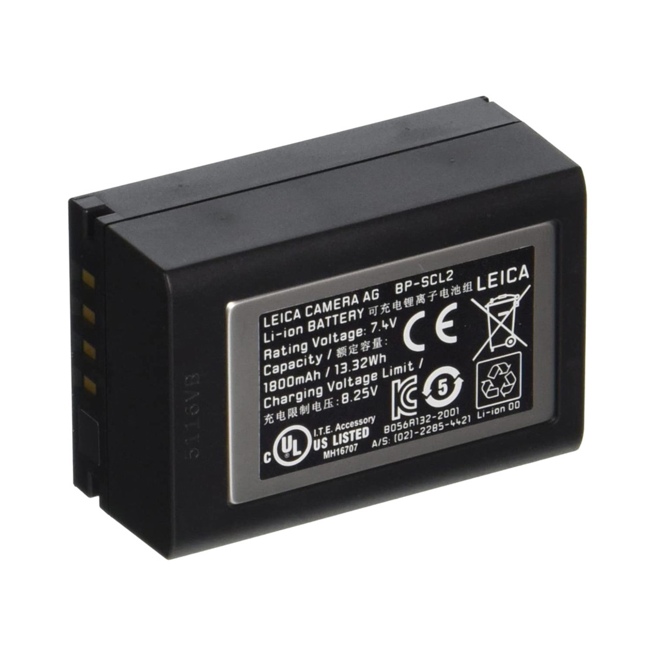 LEICA - Leica M (Typ240他）用バッテリー 14499  BP-SCL2 Genuine Leica BP-SCL2 Lithium-Ion Battery for M240-Series
