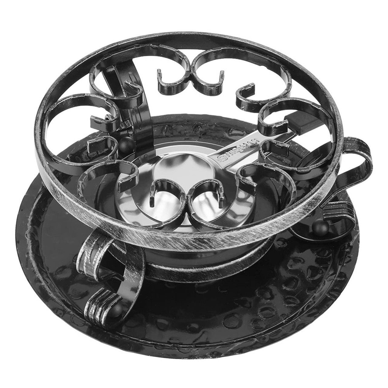 SWISSMAR Wrought Iron Rechaud Fondue Burner KF-60645