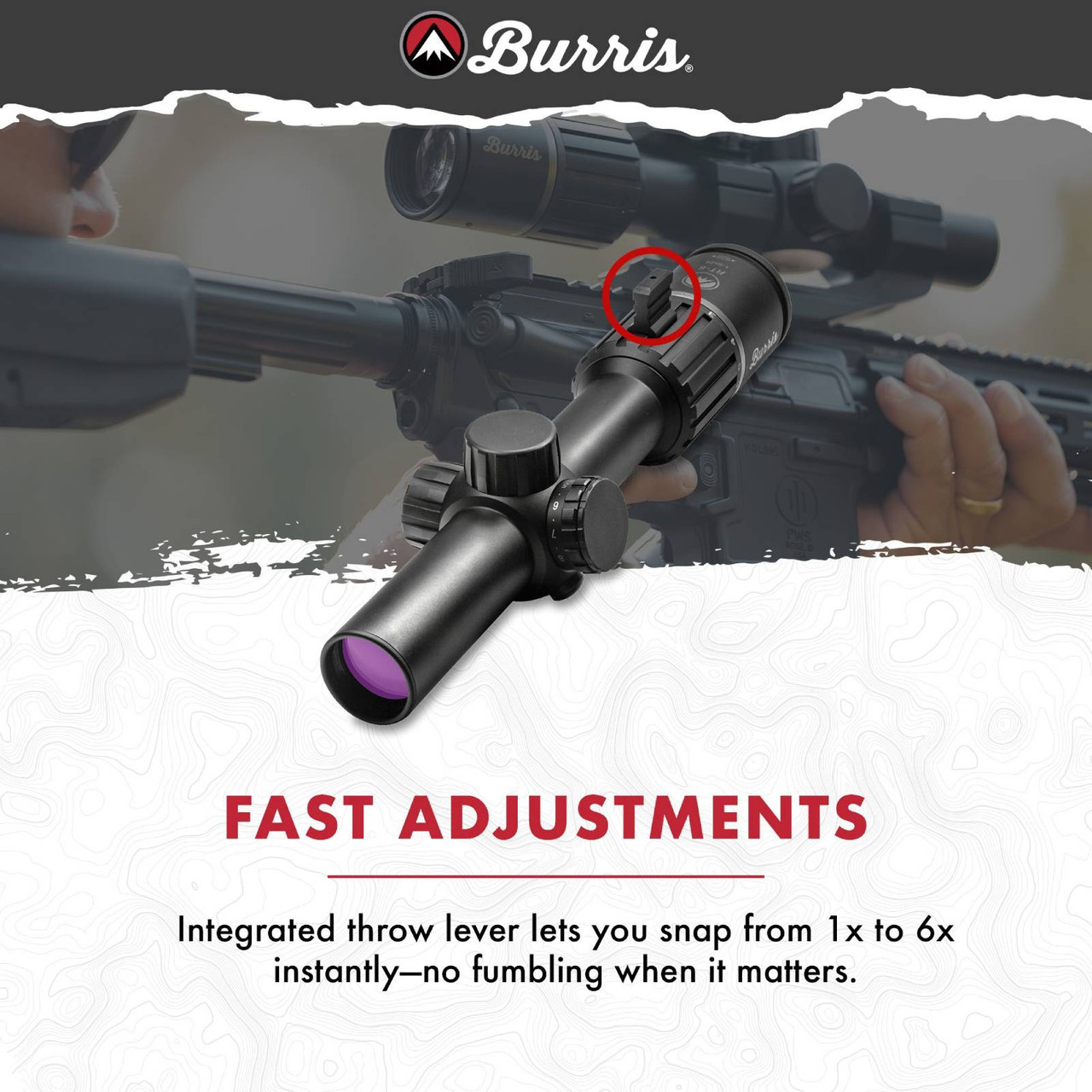 BURRIS RT6 1-6x24mm Riflescope 200472